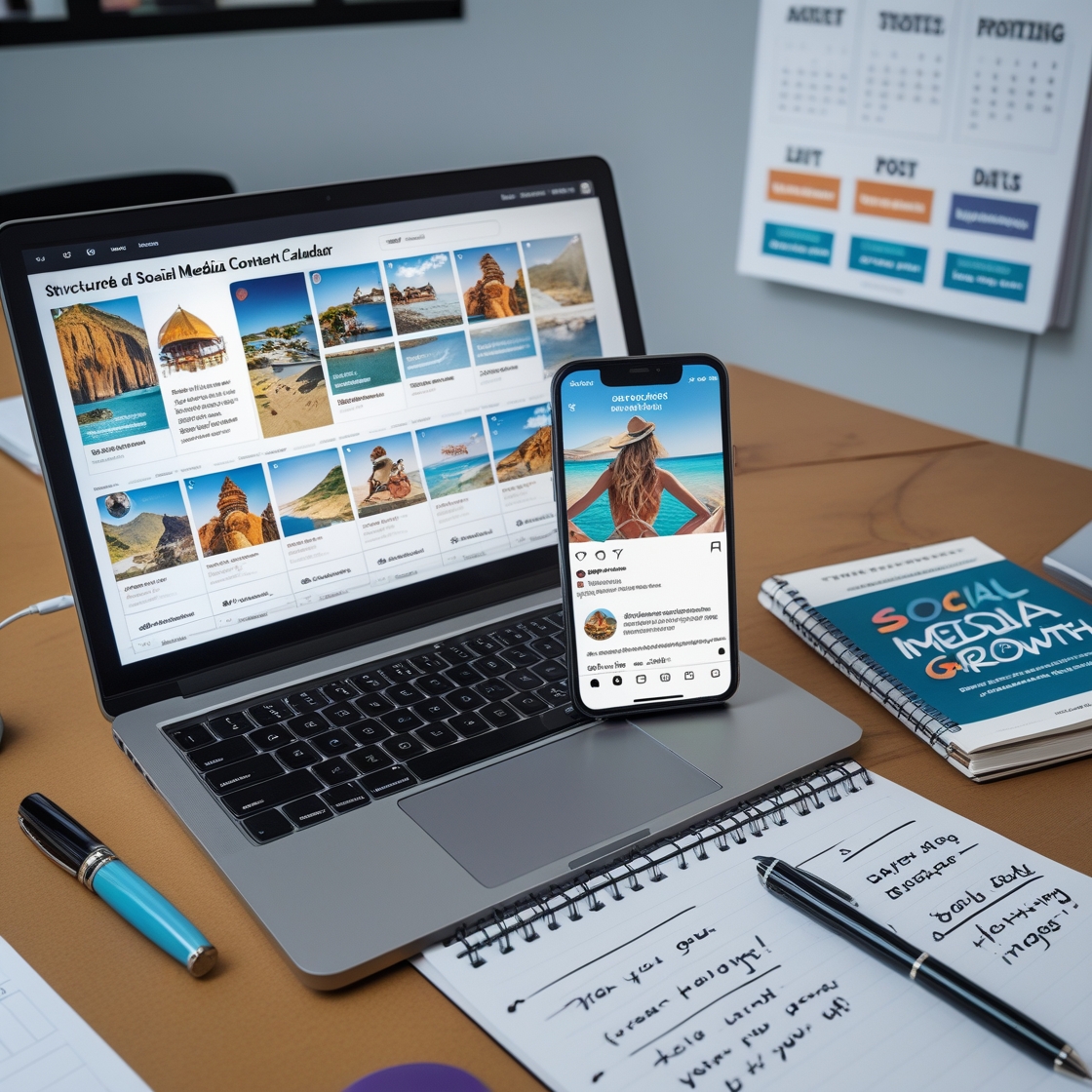 Social Media Content Calendar for Travel Agencies
